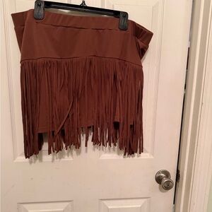 SHEIN brown skorts